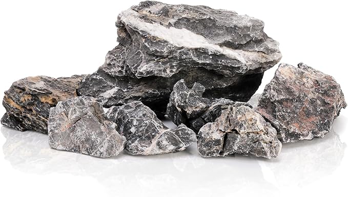 Eorbow 12lb Seiryu Stone, Aquarium Rocks for Terrariums, Paludarium, Vivariums, Reptile, Amphibian Enclosures, Fish Tank Decor for Aquarium Landscaping Models