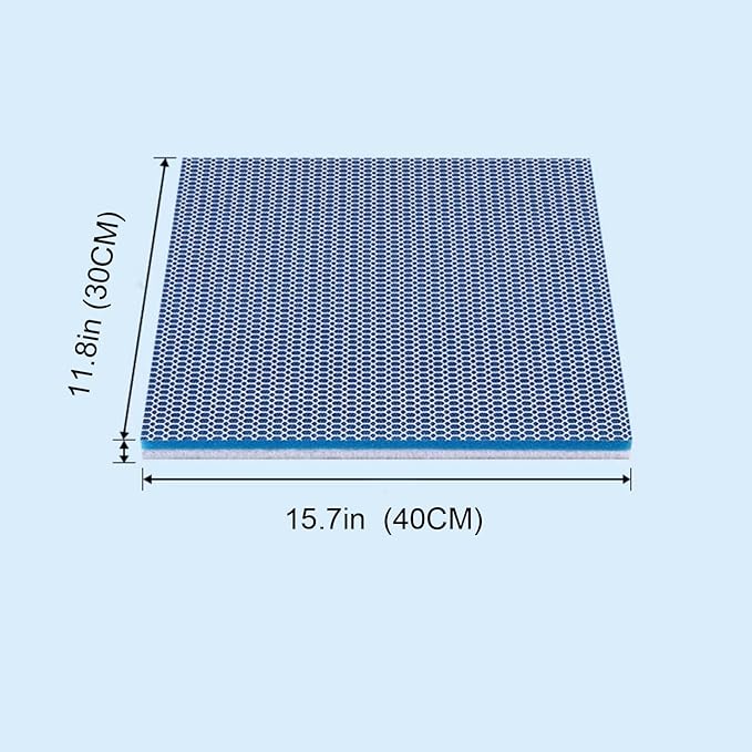 15.7"x11.8" Aquarium Filter Media, Filter Floss,Filter Floss for Fish Tank,8-Layer Filter Pads for Aquarium, Fish Tank Sponge Pad Foam Filter Accessories for Pond