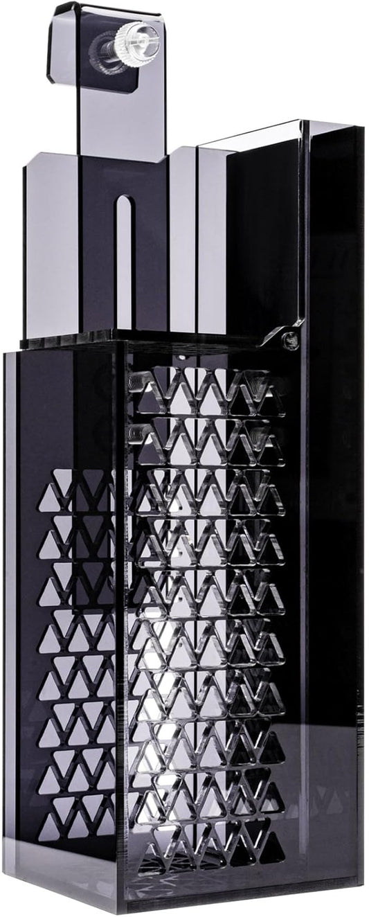 Ultum Nature Systems HOB Refugium - UNS Dual AIO Aquarium Back Chamber Hang on Back Fuge for Saltwater Macro Algae, Natural Phosphate & Nitrate Reduction Fish Tank Accessory - Black