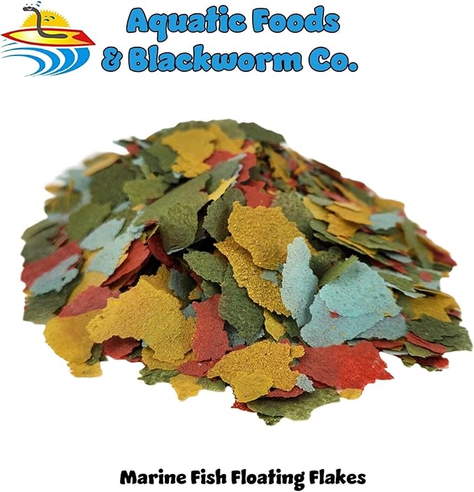 Marine Fish Flakes of Red & Green Algae, Seaweeds for Tangs, Butterflies, Angelfish, Anthias, Clown Fish, Damsels...WL…1-lb Poly Bag