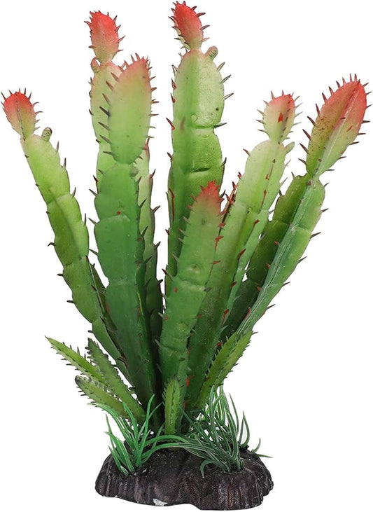 Reptile Habitats, Landscaping Plant Decoration Terrarium Decor Plastic Aquarium Artificial Plants for Aquarium Fish Reptile Terrarium