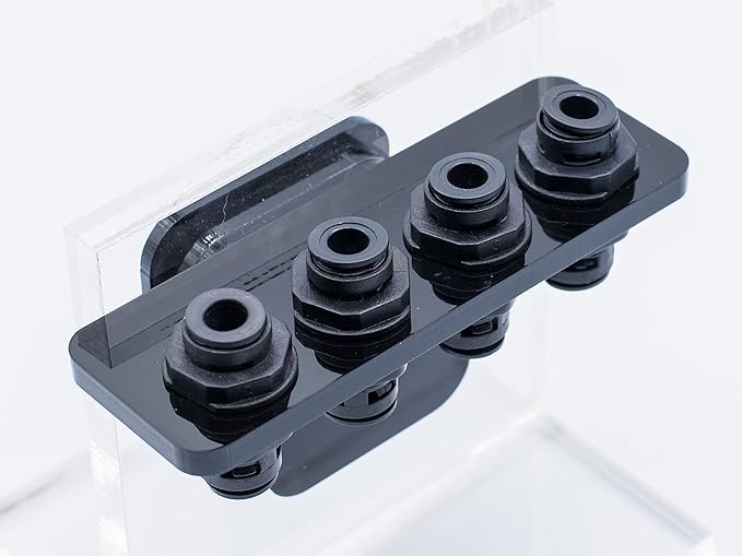 TL Reefs Magnetic Dosing Tube Holder (Black)