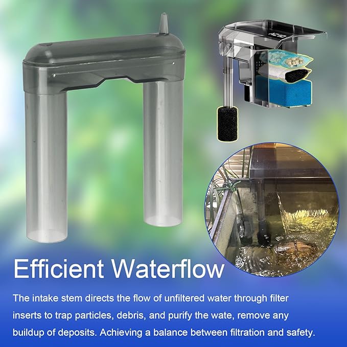 Aquarium Filter Intake Extension Tube, U Tube Compatibility with Aquaclear Power Filter 70 110, for Aquaclear Intake Tube Keeps Water Crystal Clear,Replacement Tube Aquarium Filter Accessories