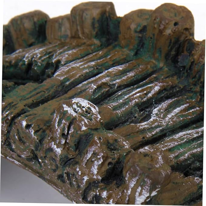 ORFOFE Aquarium Fish Tank Resin Bridge Ornament Decorative Landscape Arch for Aquatic Environments for Fish Tank Decoration and Aquascaping