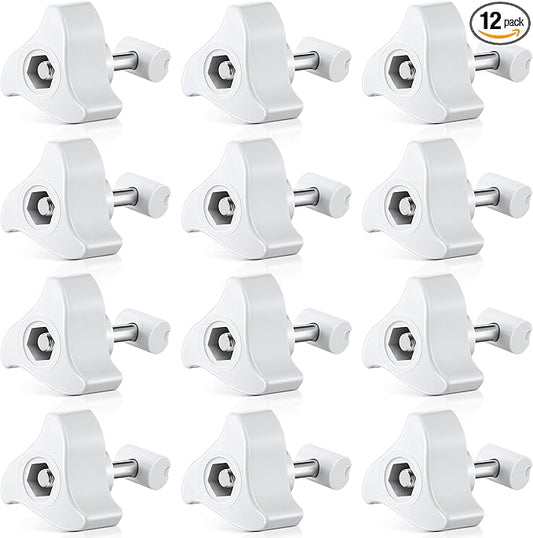 12 Pack Replacement Parts Compatible with Fluval Canister Filters, Lid Fastener Compatible with Fluval FX6 FX5 FX2 FX4, Secure Fit and Long Lasting