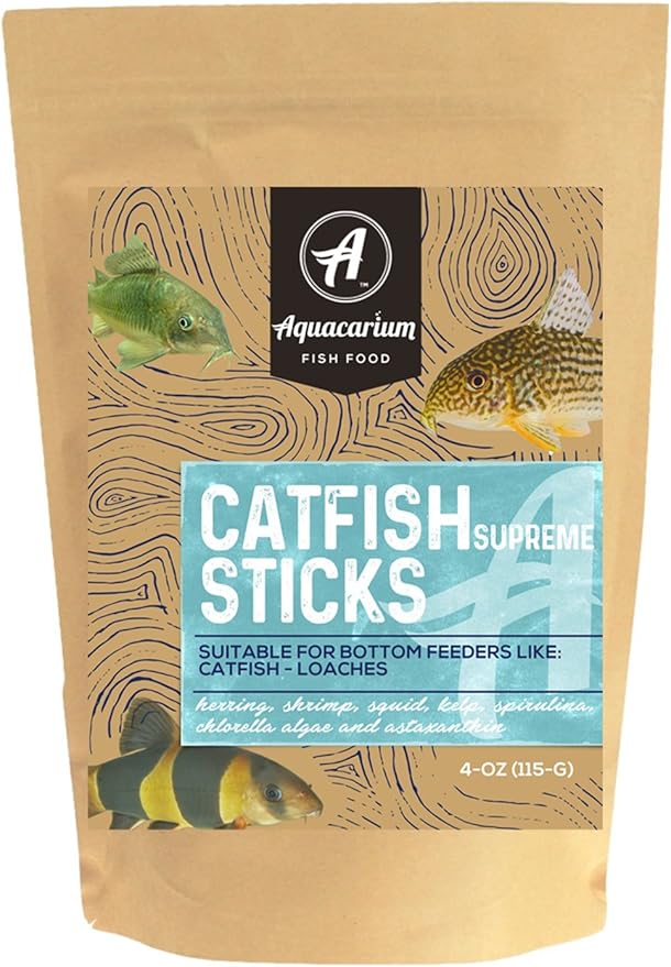 ANGIEHAIE Y.F.S. YFS Catfish Shrimp Sticks Pellets Tropical Bulk Bottom Feeder Fish Food 1/2 LB