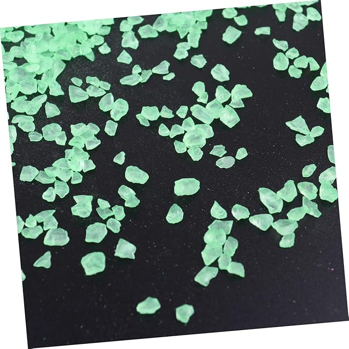 PRETYZOOM 2pcs Glass Sand for Crafts Coarse Sand for Fish Tank Decorative Micro Landscape