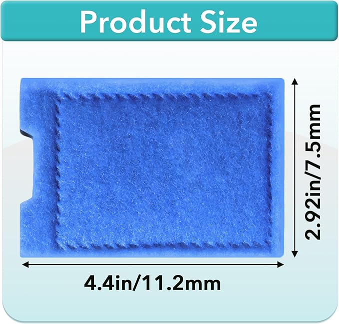 16 Pcs Rite-Size Z Filter Cartridges Compatible with MarineLand Eclipse Filtration Systems - Replacement for Aquarium Rite-Size Z Filter Cartridge