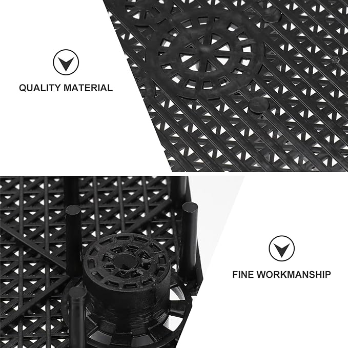 Mipcase 5Pcs Aquarium Bottom Filter Pads Plastic Grid Plates Fish Tank Sand Divider Board for Freshwater and Saltwater Tanks Easy DIY Installation Plastic Material