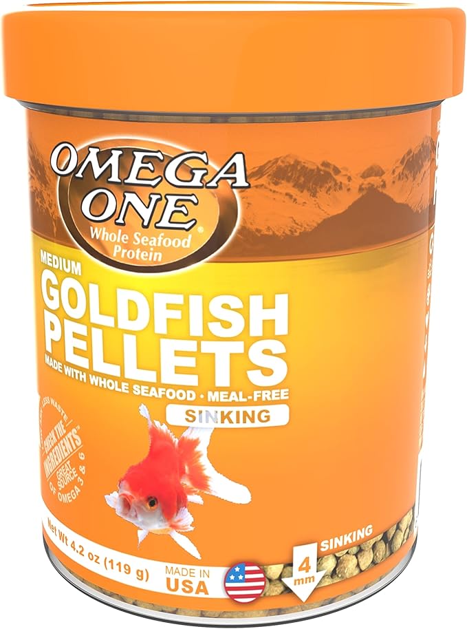 Omega One Goldfish Medium Pellets 4.2oz