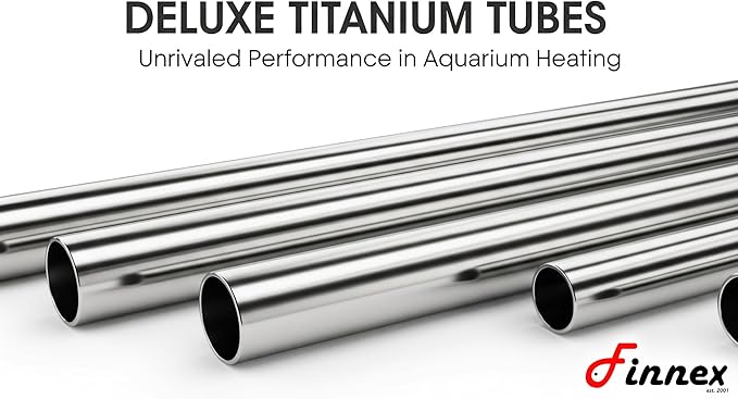 Finnex Titanium Aquarium Heater, 300 Watt THD Series Standard, Heater Guard, Made in Taiwan (300W-Standard)
