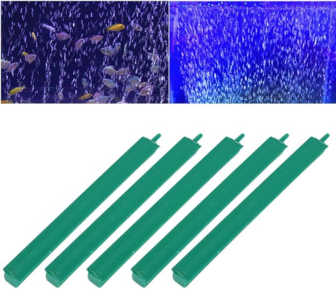 POCREATION Aquarium Sand Bar, Oxygen Diffuser Aeration Fish Air Stone Bars, PVC Sandstone, for Various Aquariums (L)