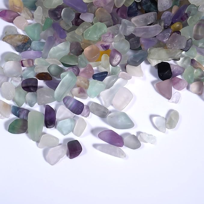 gemshan 2lb Fluorite Crystal & 2lb Amethyts Chips