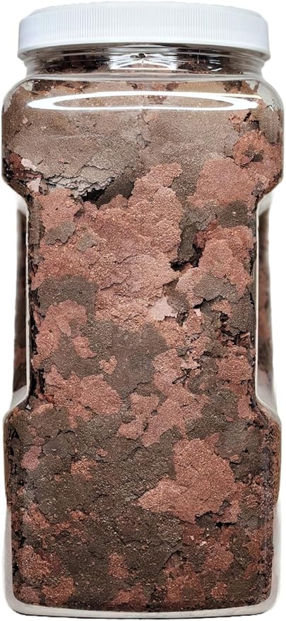 45% Blackworm Flake & Beef Heart Flake Mix for Discus, Cichlids, All Tropical Fish. Aquatic Foods Premium Flakes…6oz Med Jar