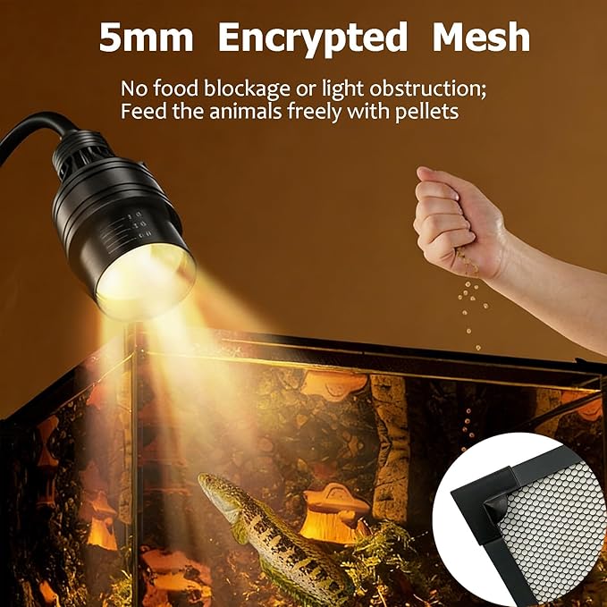 Fish Tank Lid，Magnetic Aquarium Lid, Reptile Tank Escape Proof Net，Fresh Air Netting，Tanks Hood，Top Cover， Anti Escape Design(100x60CM/39.37x23.62in)