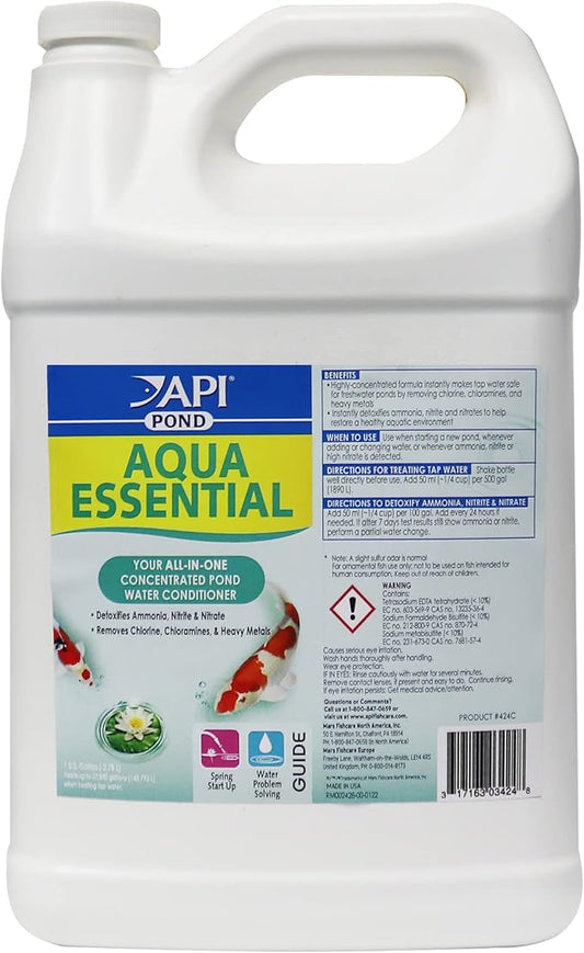 API Pond Aqua Essential Pond Water Conditioner 1-Gallon Bottle
