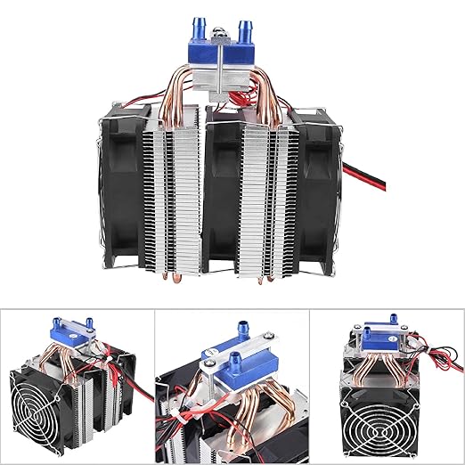 Semiconductor Cooler DC 12V Thermoelectric Cooler Semiconductor Refrigeration Water Chiller Cooling Device for Fish (120W Electroniccomponentfan (180W (Suitable for 40L Fish