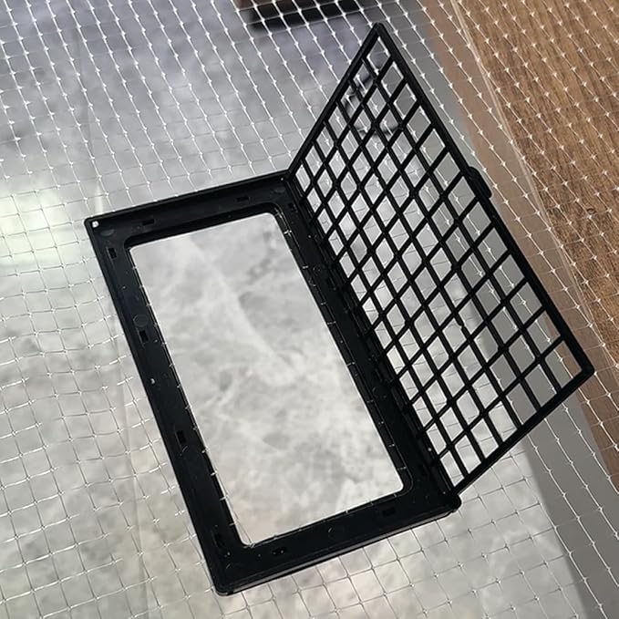 Innovative Marine Flip Feed Hinged Feeding Lid - Use with Mesh Screen Aquarium Lids Only