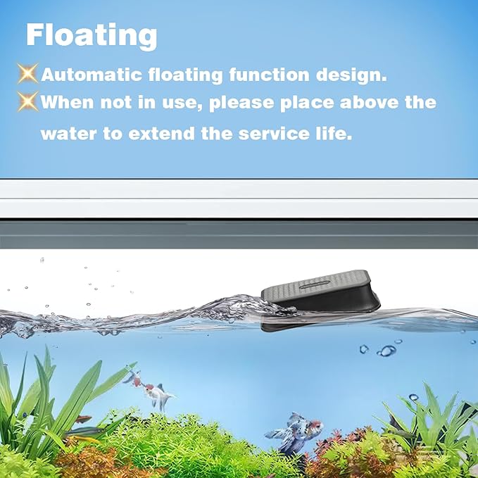 Carefree Fish Aquarium Small Magnetic Cleaner for Acrylic or Glass Fish Tank Magnet Brush Floating