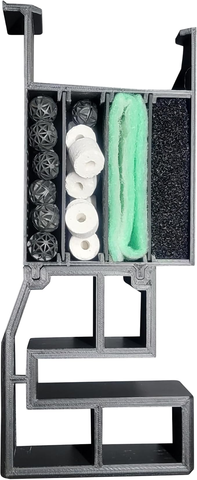 4-Stage Media Basket for Fluval Flex 9 Gallon Aquarium Filtration Chamber One