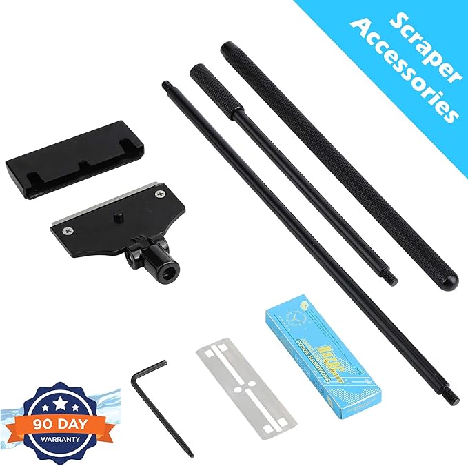 Pronetcus Aquarium Algae Scraper,Aquarium Glass Cleaner,Fish Tank Cleaner, Aquarium Scraper with 10 Blades,26 Inch.