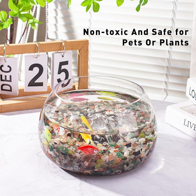 Chakra Crushed Stone Crystal Chips Bulk 0.88 Lb, Tumbled Healing Gemstones Rocks Quartz Pieces Irregular Shaped Decorative Vase Fillers Aquarium Gravel Rocks