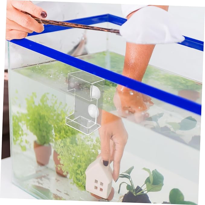 Milisten Floating Fish Feeder Bowl Automatic Fish Feeding Dish for Aquariums Supplies for Shrimp and