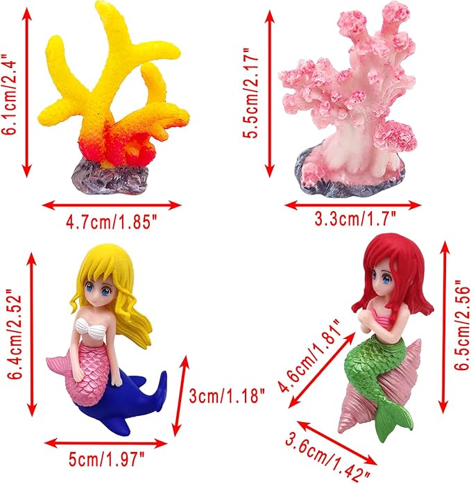 Aquarium Castle Decor with Artificial Starfish & Coral, Pink Fish Tank Accessories for Aquascape Enthusiasts, Sand Table DIY