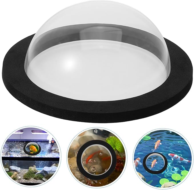 balacoo 3pcs Floating Plant Ring Aquarium Acrylic Floating Dome Fish Tank Accessory for Above Ground Pools