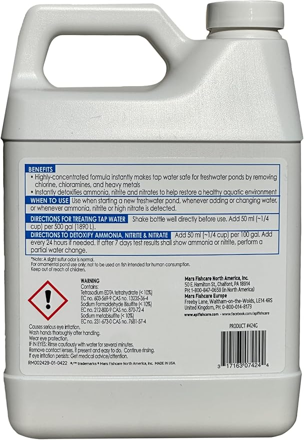 API Pond Aqua Essential Pond Water Conditioner 1-Gallon Bottle