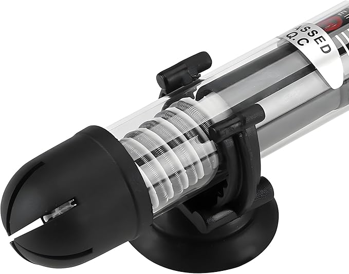 JacobsParts 50W Submersible Aquarium Heater, Adjustable Temperature for Fish Turtle Tank with Suction Cup Mounting