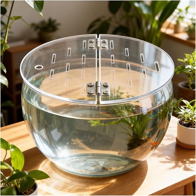 Betta Fish Tank Lid, Ventilated Fish Tank Hood Cover, Custom Escape Proof Aquarium Lid, Tank Cover with Vent Port(D-150cm/59.06in)