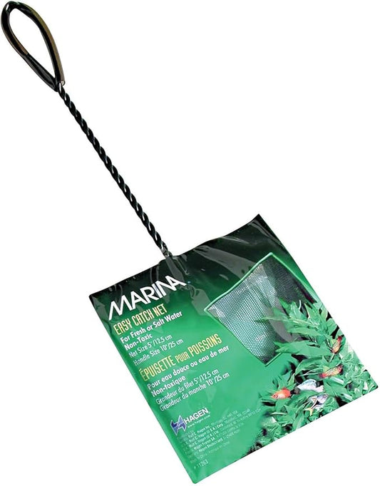 Marina 5-Inch Black Coarse Nylon with 10-Inch Handle