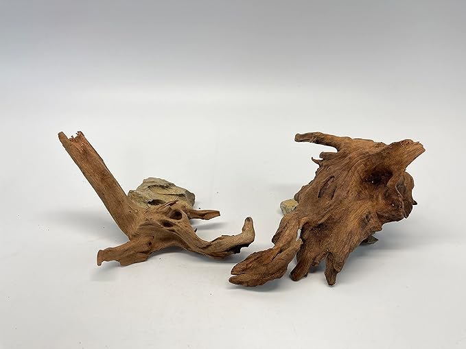 X-Small Driftwood (4.5-7 in) Assorted Natural Aquarium Decoration (5 Pieces)