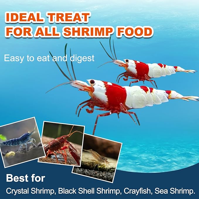 Betta Fish Food - Floating Patties Natural High Protein with 50% AntarcticKril,White Fish & Spirulina,Rich in Calcium for Betta's Vibrant Colors Fast Growth,Clean Water (4oz)
