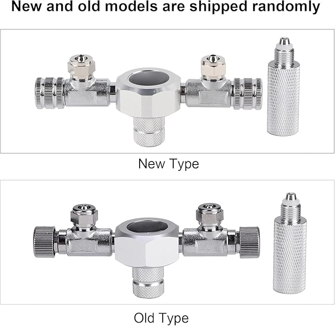 Zerodis CO2 Splitter Multi Ways Distributor CO2 Multi Pass Splitter Aquarium Regulator CO2 Splitter Valve for Fish (2 Ways)