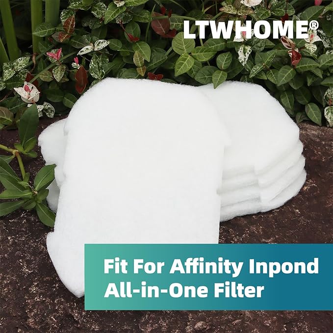 Polymer Wool Pads Fit for Blagdon Inpond All-in-One 300 600 900 Filter (Pack of 12)
