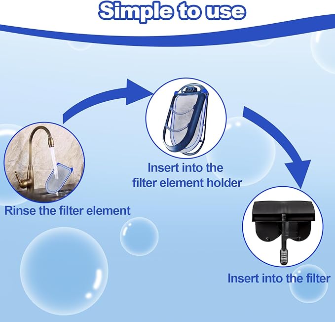 16 Pack Carbon Filter Cartridges Compatible with Tetra Whisper EX30/EX45/EX70 Filters, Replacement Filter Cartridges