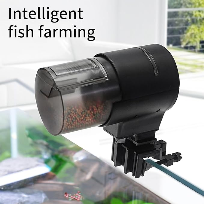 Large Capacity Aquariums Tanks Dispenser Automatic Fish Feeders for Various Aquariums Fish Tanks