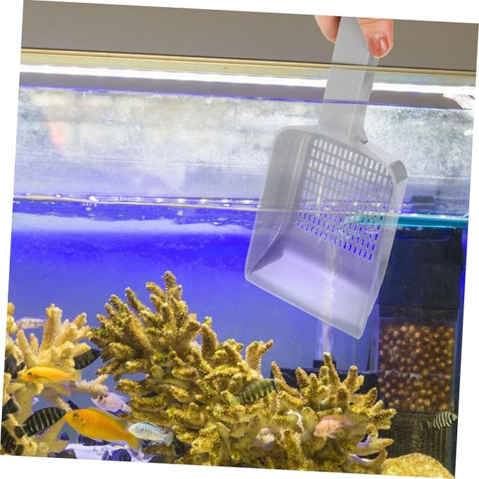 VANZACK Aquarium Sand Shovel Drainage Efficient Fish Tank Cleaning Tool for Gravel and Sediment Removal Design for Easy Operation and Maintenance