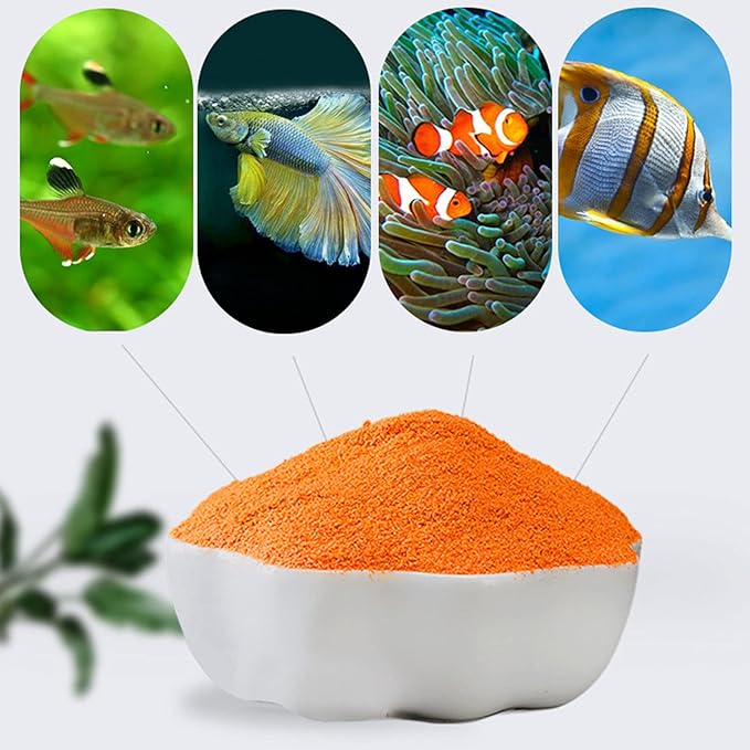 ljhnba 60G Brine Shrimp Shelling Eggfood Aquarium Hatching Tropic Fish Food for Feeding Baby Fishes Artemia Shelling Eggs Artemia Shelling Eggs