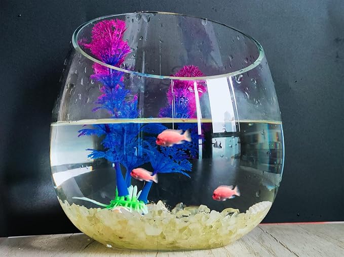 ZHIYUXI Citrine Crystal Chips Fish Tank Gravel Vase Filler Stones Bulk Crushed Crystals Gemstone Polished Natural Quartz Stone Healing Crystals Glass Stones Fish Rocks