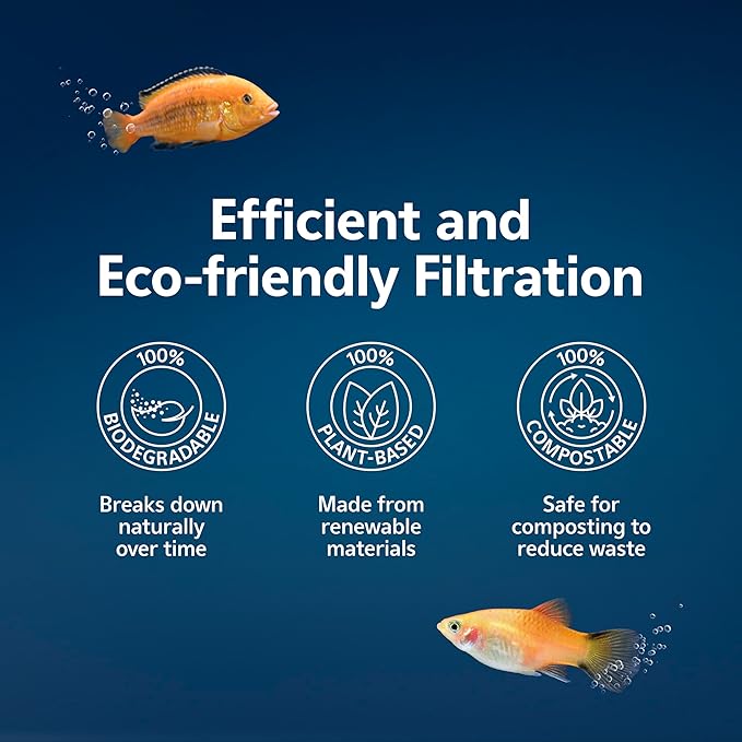 Aqueon Aquarium Fish Tank EcoRenew Filter Cartridge, Medium 3 Pack