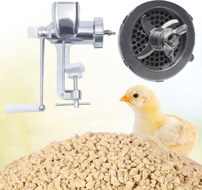 Manual Animal Feed Food Pellet Machine Fish Dog Cat Poultry Rabbit Pet Food Pellet Mell Making Machine Pet Bait Granulator Pelleter with 1.5mm/2mm/2.5mm/3mm/8mm Molds
