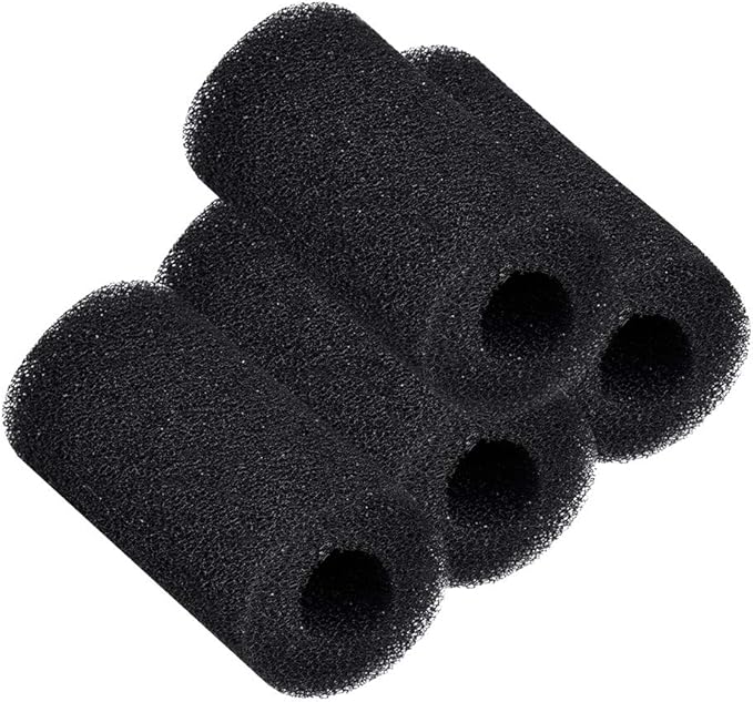 WEAVERBIRD 4PCS Pre-Filter Foam Sponge Roll Aquarium Filter Intake Cover for Aquarium Fish Tank (Small)