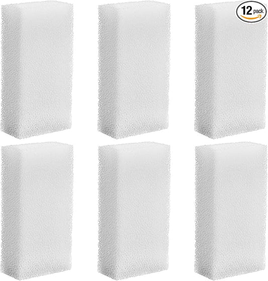 Threlaco 12 Pcs Foam Filter Insert Compatible with Aquaclear Aquarium Filter Replacement Media for Filtering and Keeping Aquariums Clear (Compatible with Aquaclear 50)