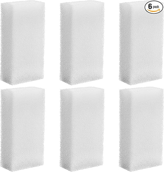 Threlaco 6 Pcs Foam Filter Insert Compatible with Aquaclear Aquarium Filter Replacement Media for Filtering and Keeping Aquariums Clear (Compatible with Aquaclear 50)