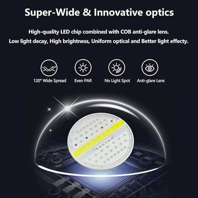 2 x PopBloom RL90 WiFi LED Aquarium Light 200w, Full Spectrum Marine Aquarium Light for 36"-48" SPS/LPS Coral Reef Growing Saltwater Fish Tanks (2 x RL90 with Hang Kit)