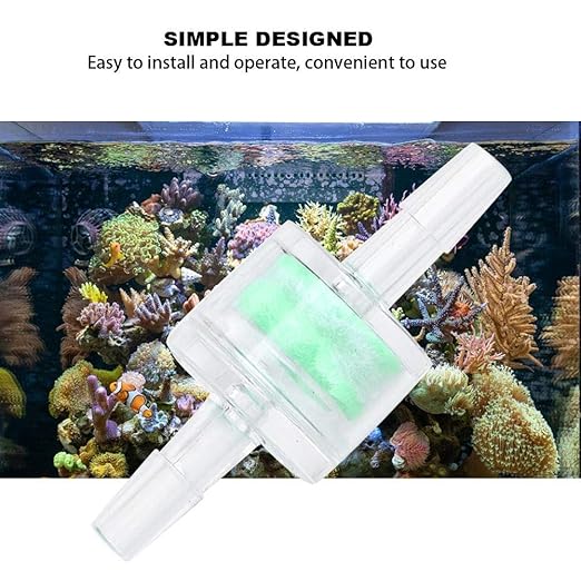 Silicone Tube Filter, 10pcs ABS Green Aquarium Water Pump Silicone Tube Filter, Fish Tanks Hose Cleaning Filtration Supplies for Aquarium, Fish Tanks(4mm)