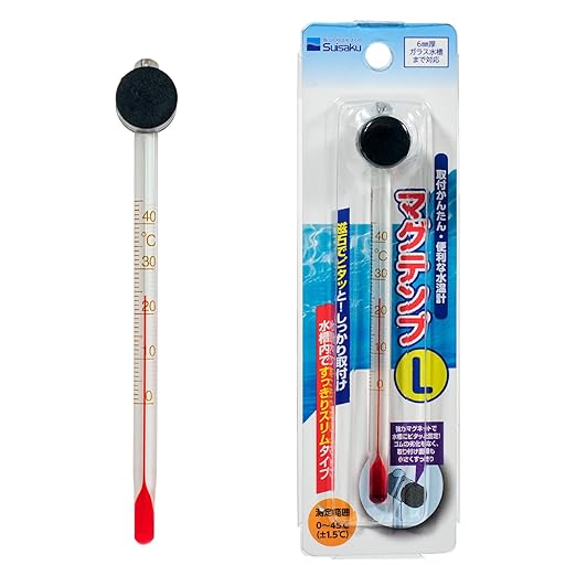 Suisaku Magnetic Glass Thermometer L (L)